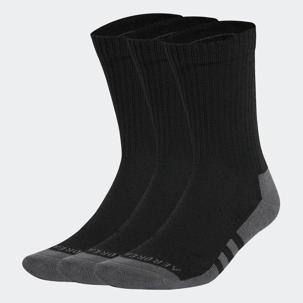 ADIDAS Sportsocken hoch 3 Streifen - schwarz 